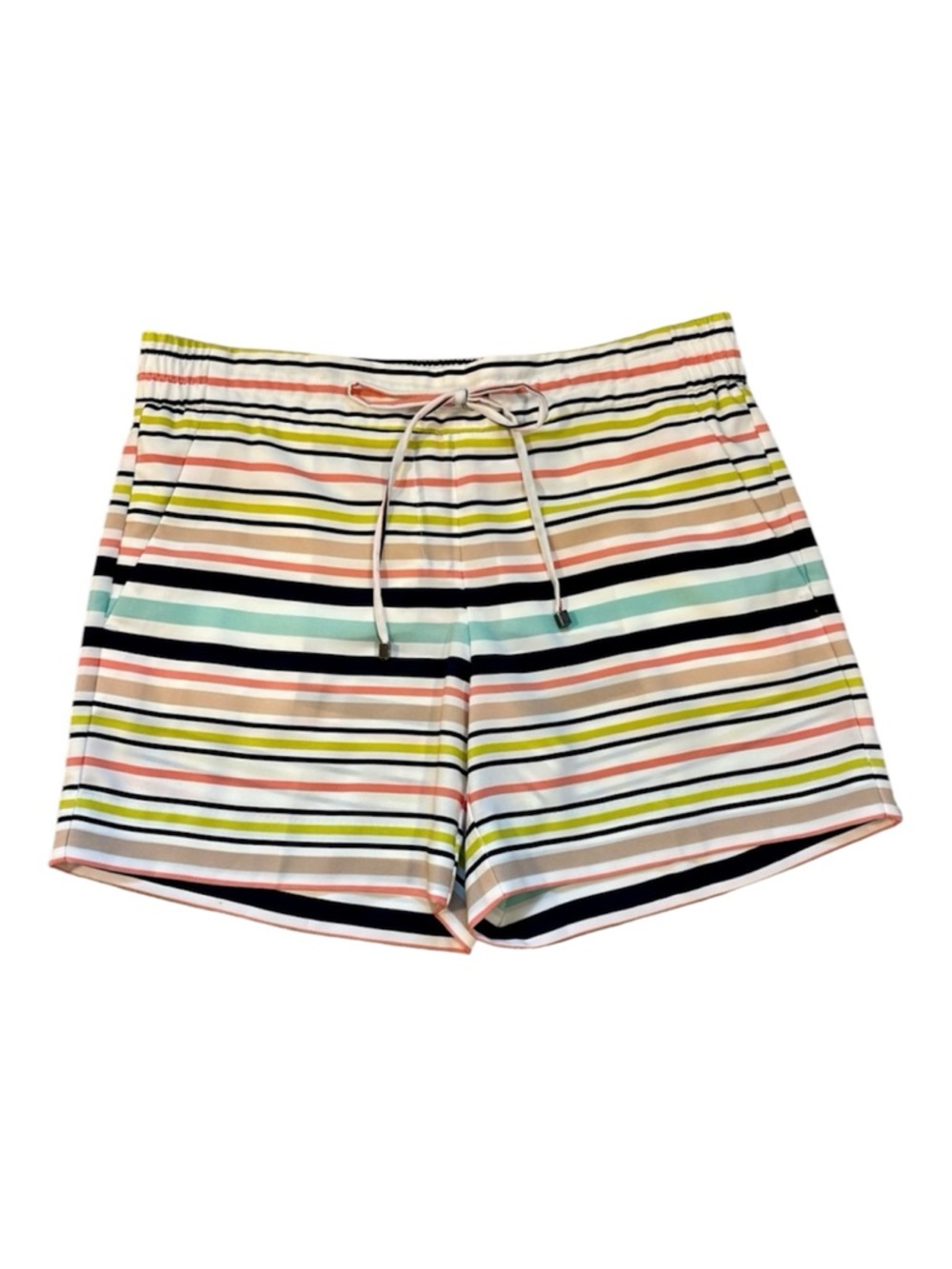The Limited Striped Multicolor Women's Pull On Shorts W/Drawstring Size Medium